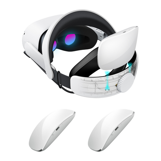 GEEKVR Komfort-Kopfband mit Akku, kompatibel mit Quest 2