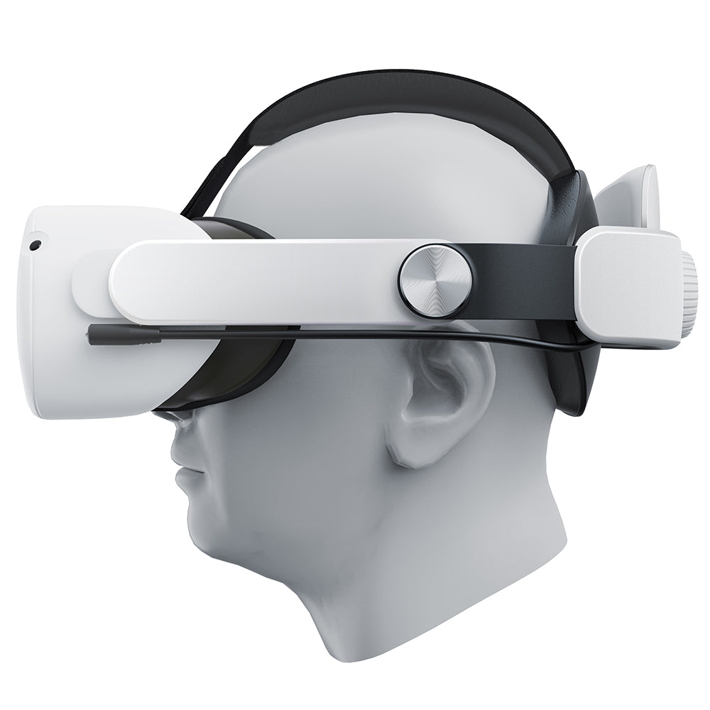 GEEKVR Q2S Comfort Battery Head Strap for Meta Quest 2