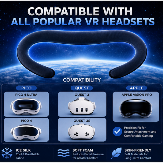 Replaceable VR Headset Cushions for Enhanced Comfort